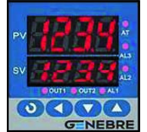 Regulador inp. programable out relé + 1 alarmas